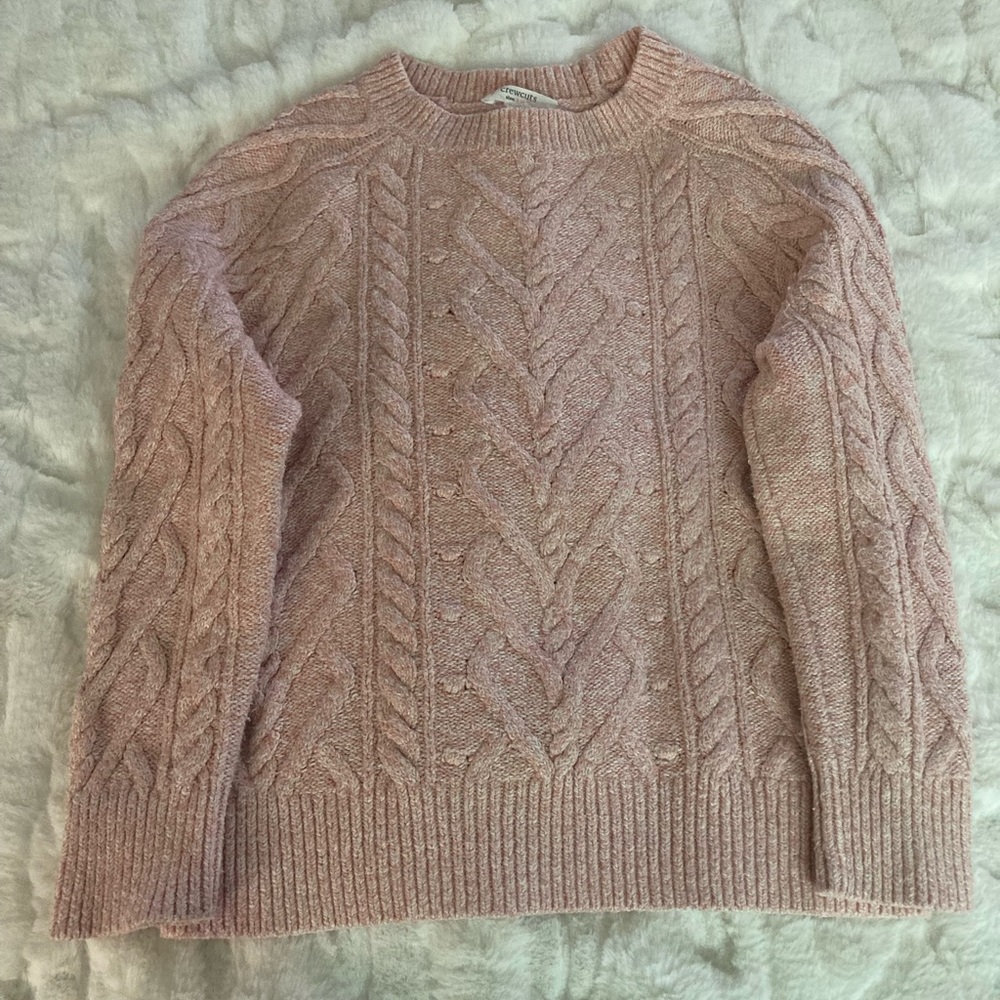 Crewcuts baby pink sweater Size Small 6-7